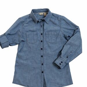 L.L. Bean Fitted Chambray Shirt